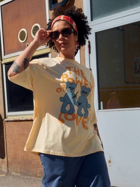 Mainio Power of Love T-Shirt in Übergröße