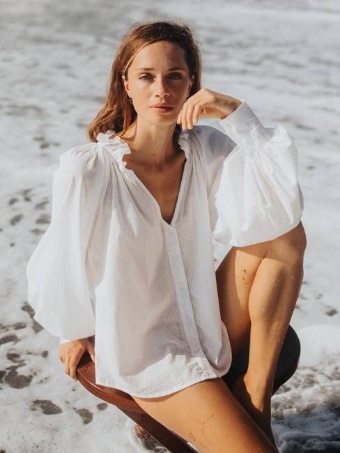 01 Amour Organic Blouse