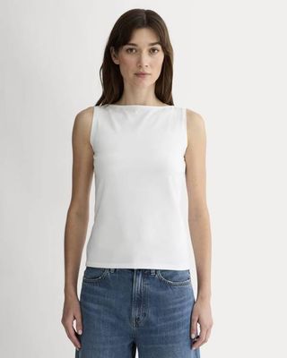 The Form Boatneck Tank | White
