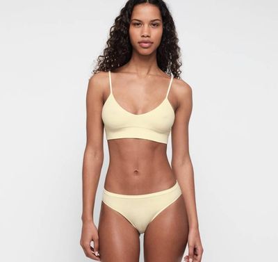 Seamless Waffle Triangle Bralette