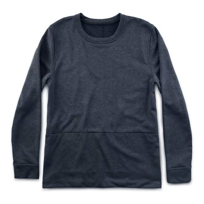 The Chandler Sweatshirt in Indigo Melange