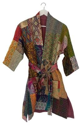 NEW! Vintage Patchwork Stories Belted Overlay No.44