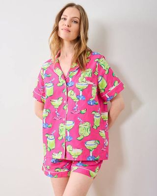 Fresh Margarita - Short PJ Set - Cabo Pink
