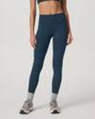 Inversion Rib Legging | Women's Ocean Blue Rib Knit Leggings | Vuori