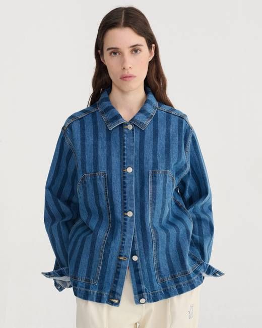 Bobo Choses Stripe Denim Jacket