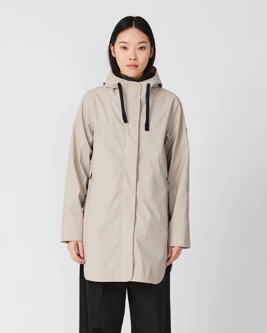 Tantä Nuovola Stone Grey Raincoat