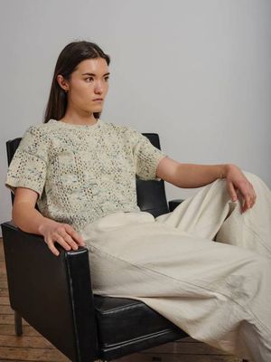 Florence Grid Tee - Terrazzo