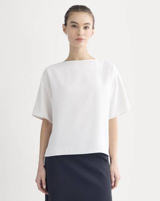 Drapey Crepe Top | Birch