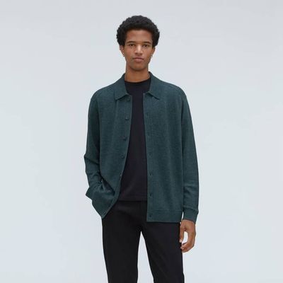 The Merino-Blend Sweater Polo | Deep Teal