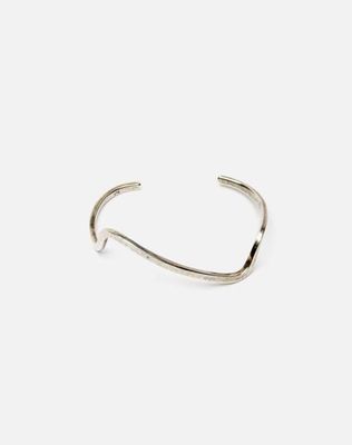 90s Sterling Wave Bangle -#13