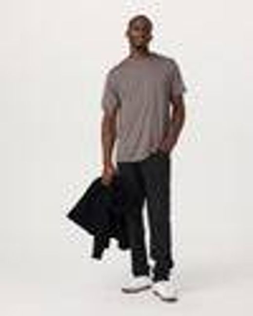 Short Sleeve Merino Wool Tee | Men's Smokey Taupe Shirt | Vuori