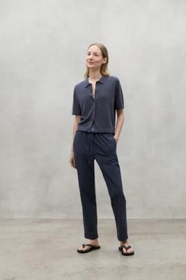 NAVY BLUE GANGES TROUSERS