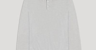 Light Grey Merino Wool Polo | Archive | Asket