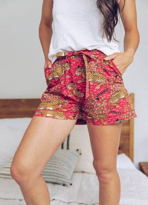 Bagheera - PJ Shorts - Scarlet