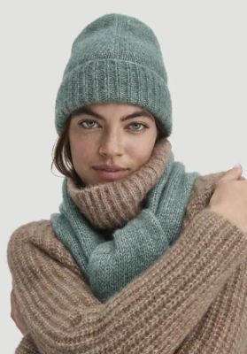 Alpaca hat with organic Pima cotton