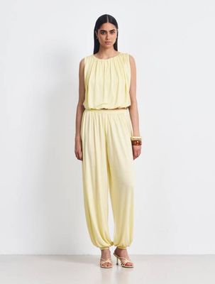 Ina Harem Trouser Jersey In Lemon