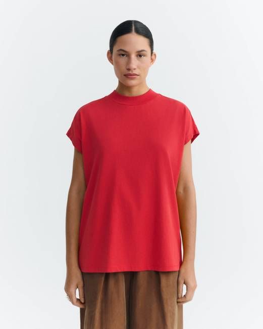 Volta red basic T-shirt