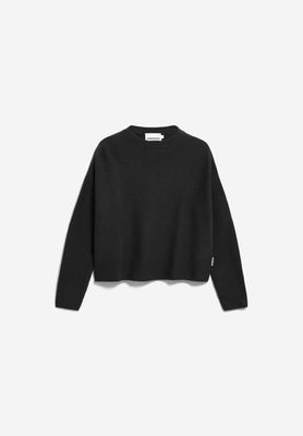 MERINAA LINKS LINKS STRICKPULLOVER | black