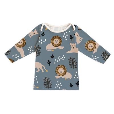 Long-Sleeve Lap Tee - Lions Slate Blue