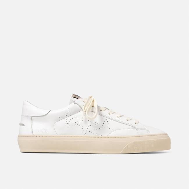 Plus Court White Sneaker - Men's