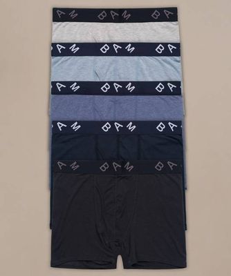 Regular Fitted Air Bamboo Boxers - 5 Pack