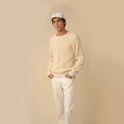 Ranglan Cotton Sweater