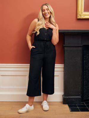 Lulu - Scoop Neck Jumpsuit - Black