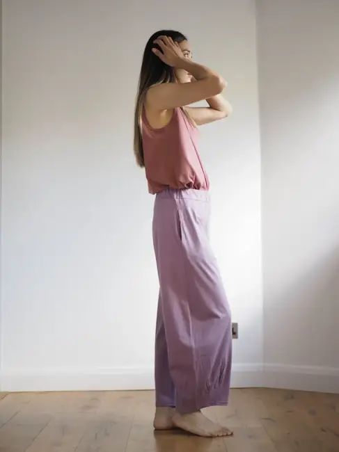 nova barrel pant / lilac — Noctu