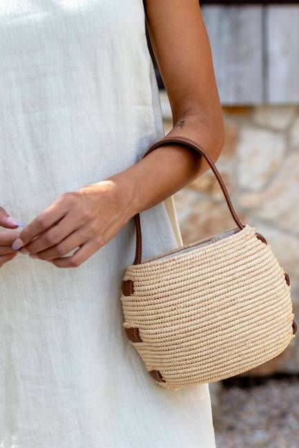 Woven Day Bag - Natural