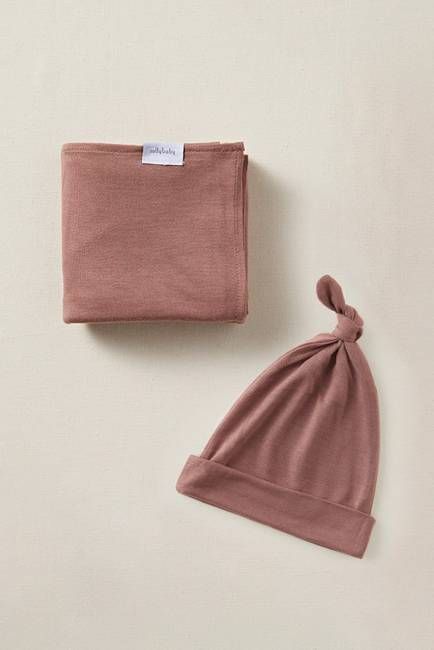 Cottage Rose Swaddle + Hat Set