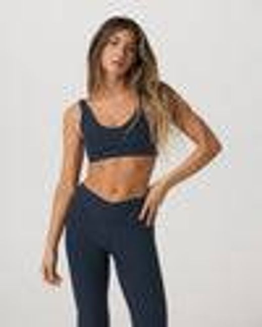 Elevation Rhythm Bra | Midnight Heather | Vuori