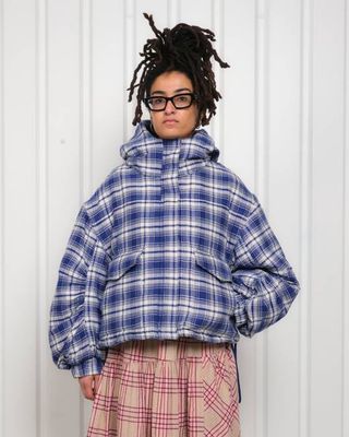 Fable Jacket - Indigo Check Handloom