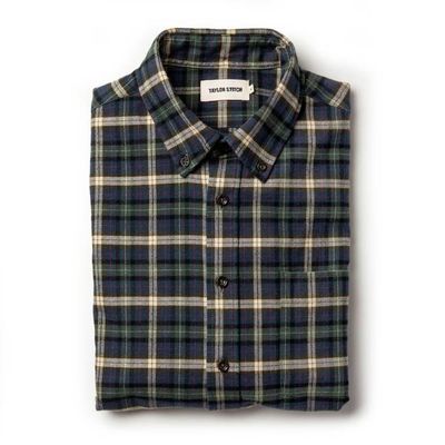The Jack in Brushed Green Plaid