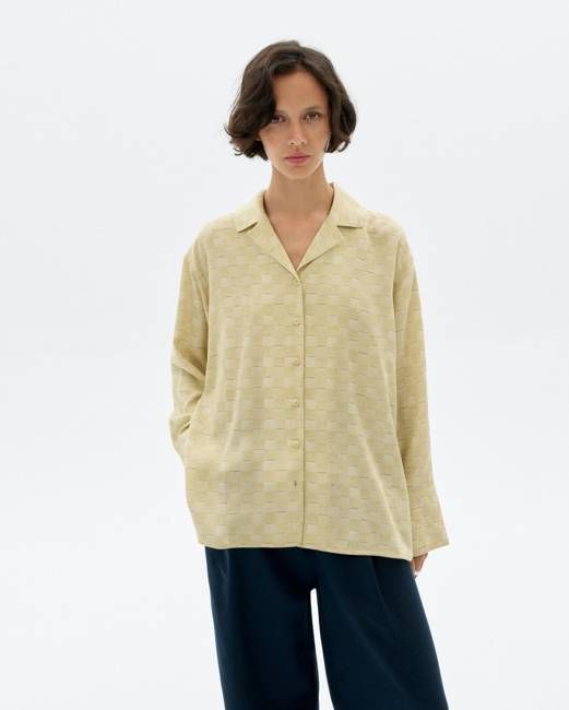 Oversize checkered Esqué Sira blouse