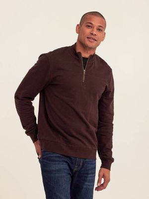 Christian Comfort Slub Terry Half Zip Pullover