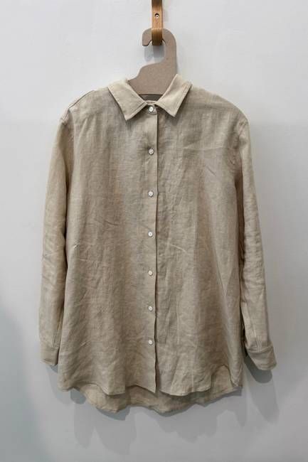 Sample Sale Denise Top in Oatmeal Linen