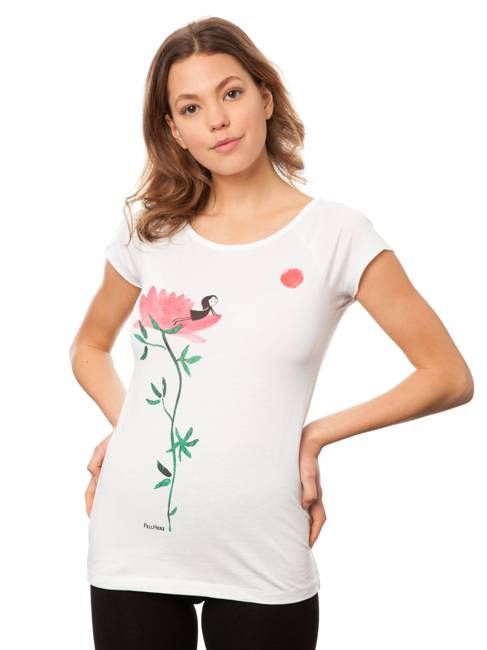 Sun Salutation Girl Cap Sleeve white XL