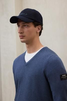 NAVY BLUE WOOL CAP