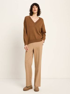 V-neck sweater (GOTS)