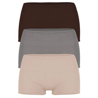 3er-Set Bio-Panty Erna Erde: Braun, graubraun, nude - kaufen