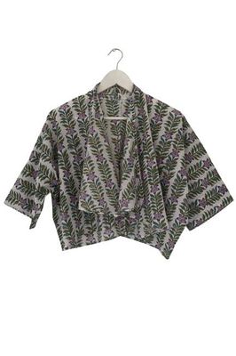 NEW! Block Print Waterfall Bolero No.107