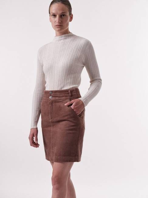 Corduroy skirt