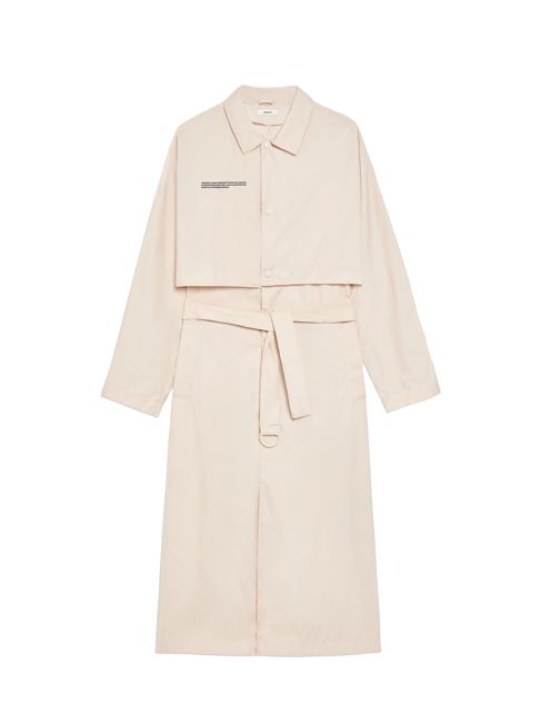 Archive Mens Recycled Nylon Trench Coat—sand
