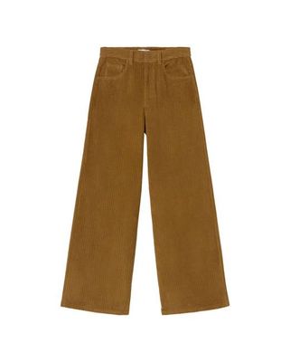 Brown wide leg corduroy Hedda pants
