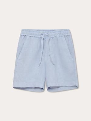 Kids Sky Blue Joulter Linen Shorts