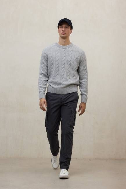 LIGHT GREY TILO SWEATER