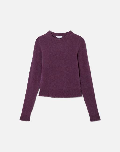 Cashmere Crewneck Pullover - Raisin
