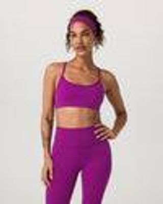Vuori AllTheFeels™ Bra | Women's Magenta Sports Bra | Vuori