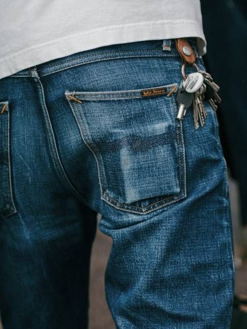 Steady Eddie II Dry Ace Selvage tapered jeans | Nudie Jeans