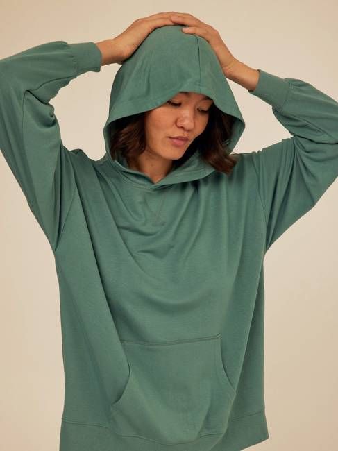 Sylvie Modal Terry Oversized Pullover Hoodie